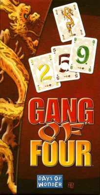 Gang of Four: Un Gioco da Tavolo che Sfida l'Intelligenza e Incendia la Competizione!